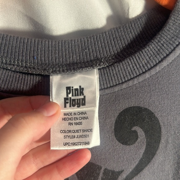 Toddlers Pink Floyd Sweatshirt 2T grey logo swirl pattern music classic rock - Picture 6 of 13